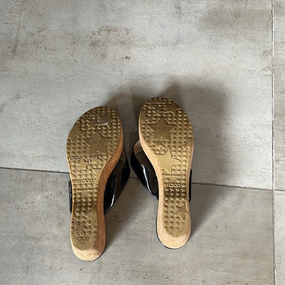 Jimmy Choo Pathos Wedge Sandals 39 - Picture 5 of 8